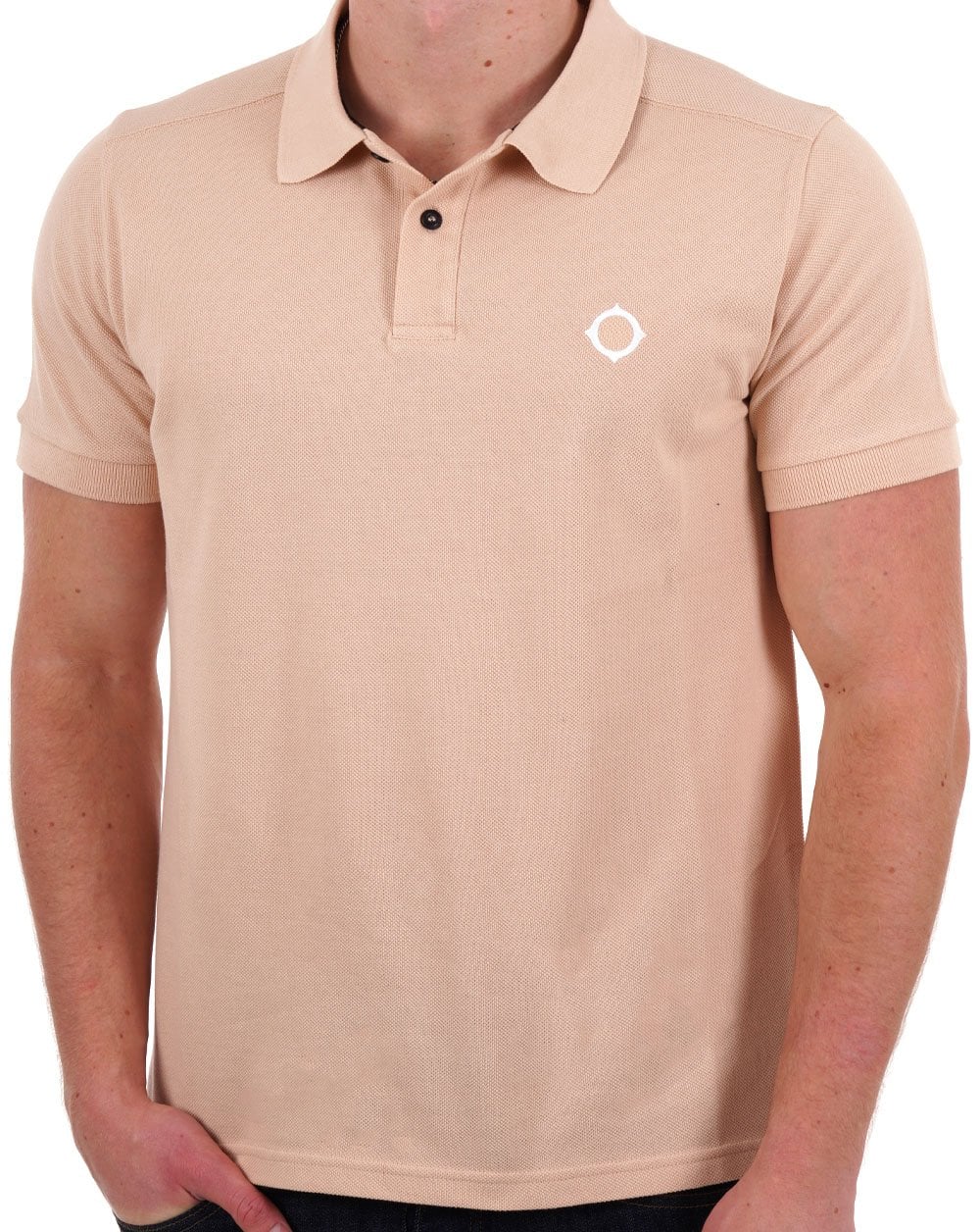 Ma.strum Pique Polo Oatmeal