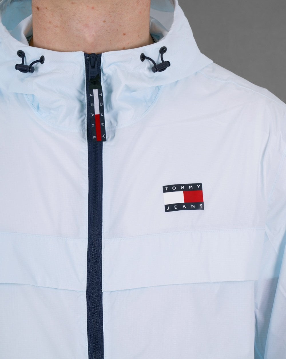 Tommy Jeans Packable Tech Jacket Sky Blue