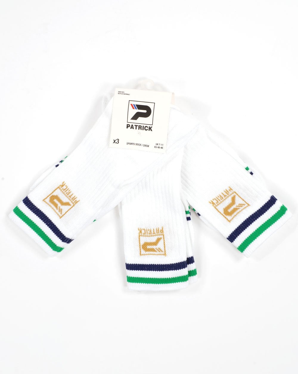 Patrick Copenhagen 3 Pack Socks White