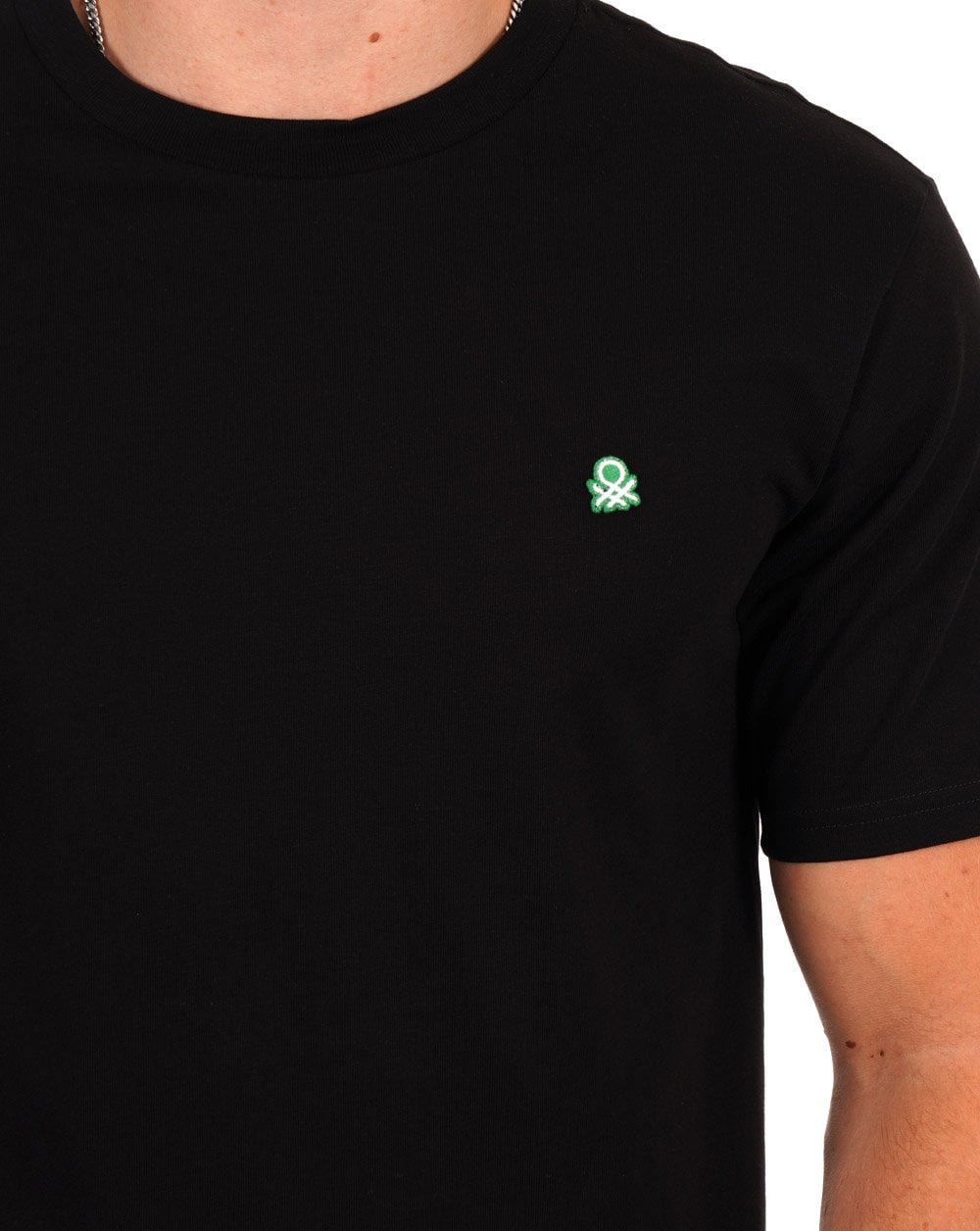 Benetton Small Logo T-shirt Black