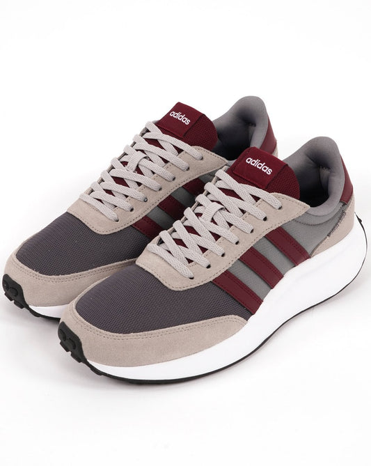 adidas Adidas 70s Run Trainers Grey Burgundy
