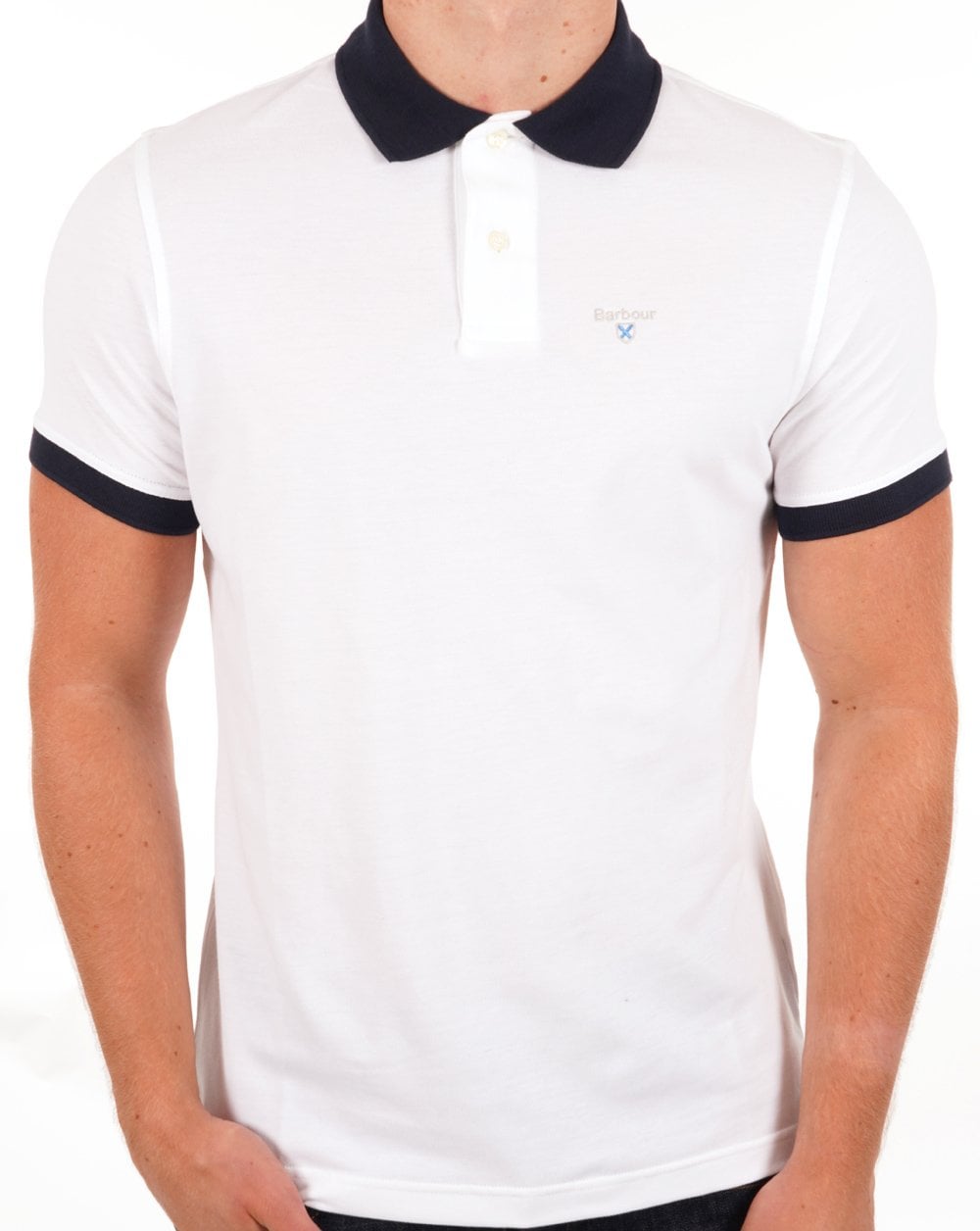 Barbour Lynton Polo White
