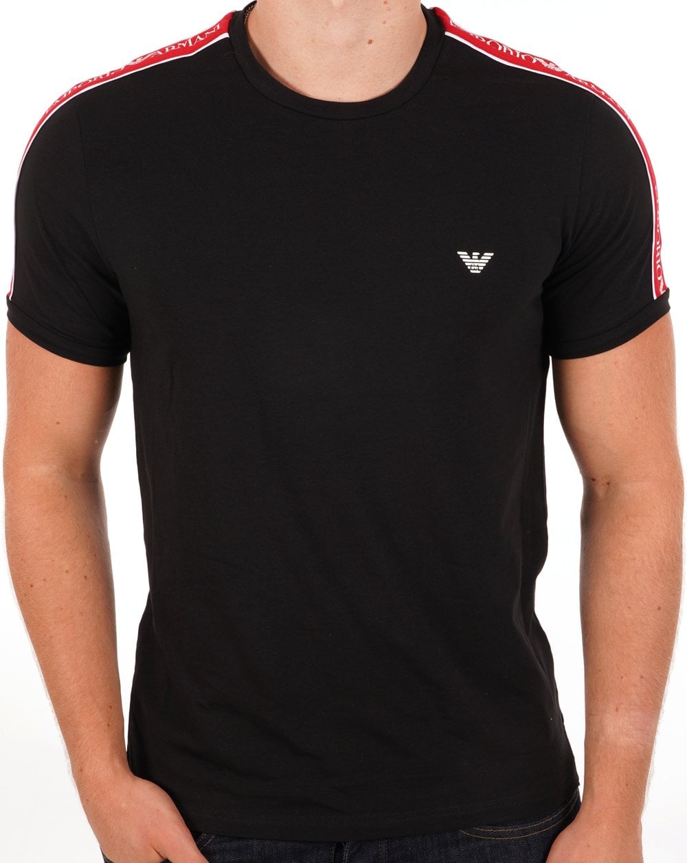 Emporio Armani Taping T-shirt Black/Red
