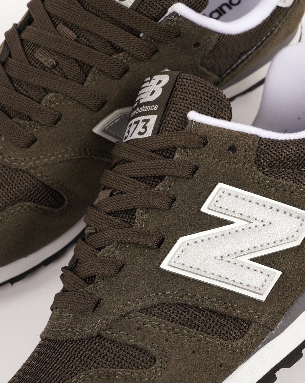 New Balance 373 Trainer Dark Khaki/Silver