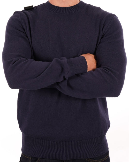 Ma.Strum Ma.strum Crew Neck Knit Ink Navy