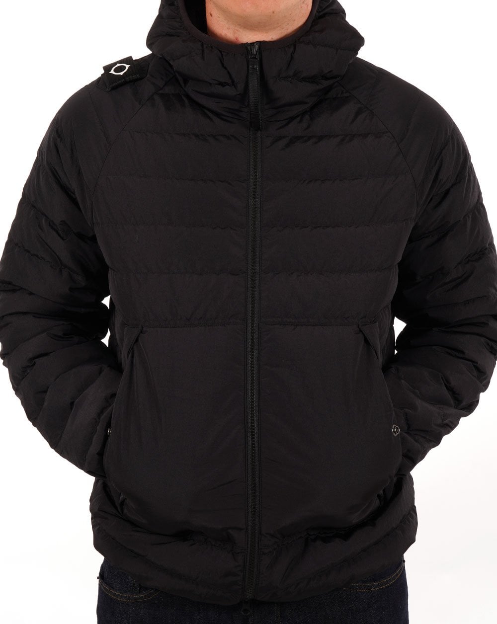 Ma.strum Hooded Down Jacket Black