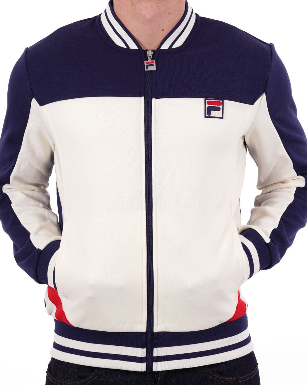 Fila Vintage Tiebreak Track Top Gardenia