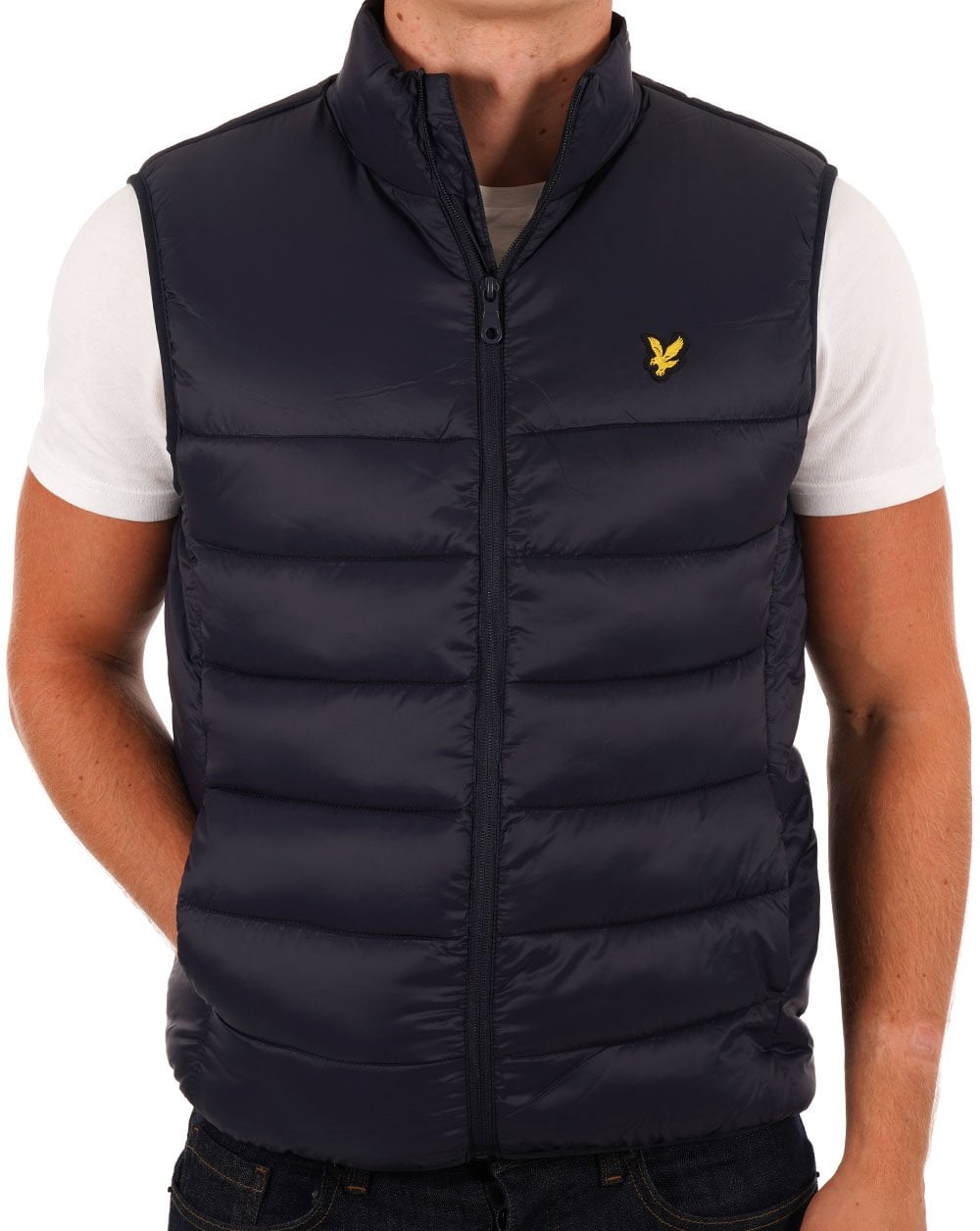 Lyle & Scott Baffle Gilet Dark Navy