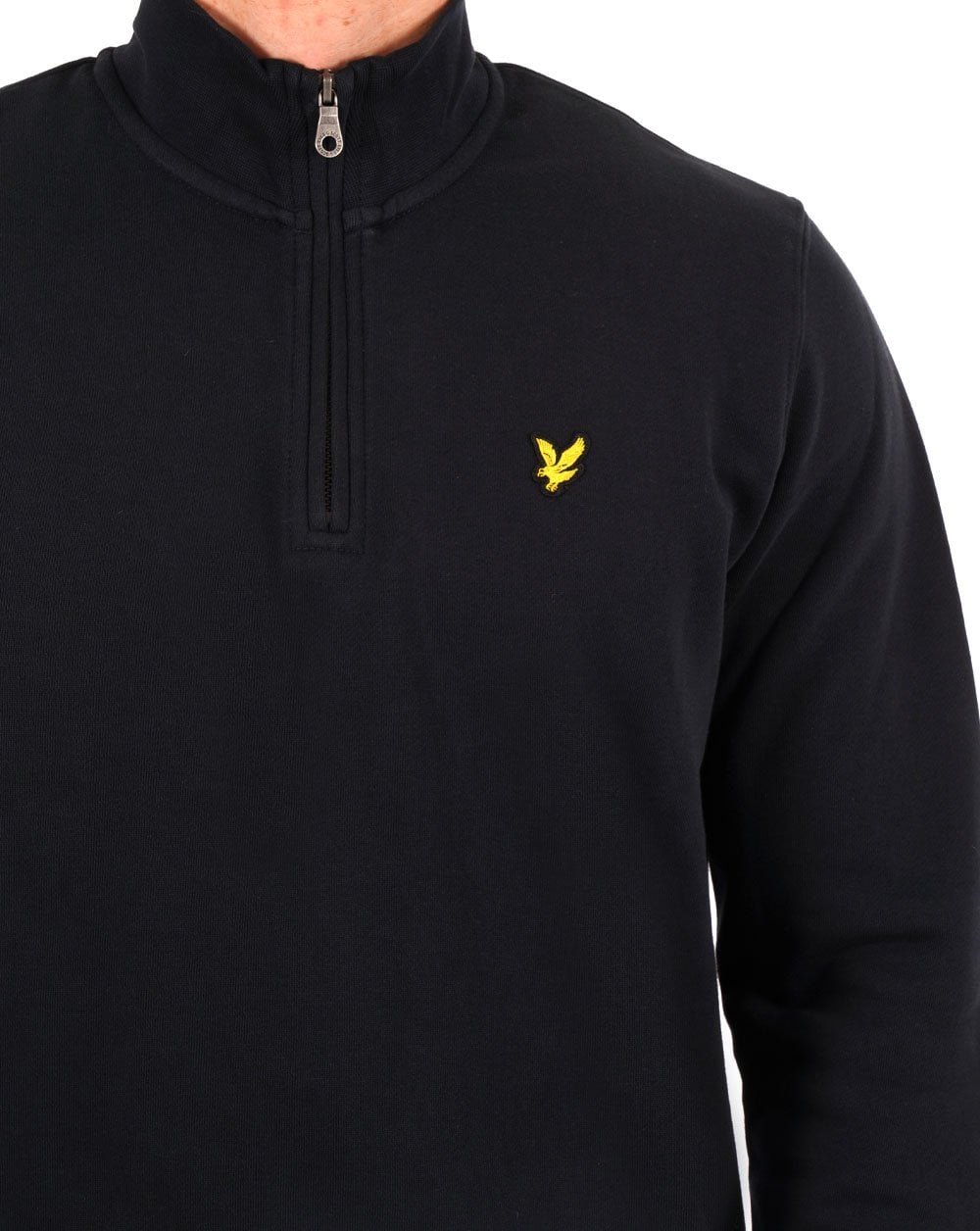 Lyle & Scott Quarter Zip Sweat Dark Navy