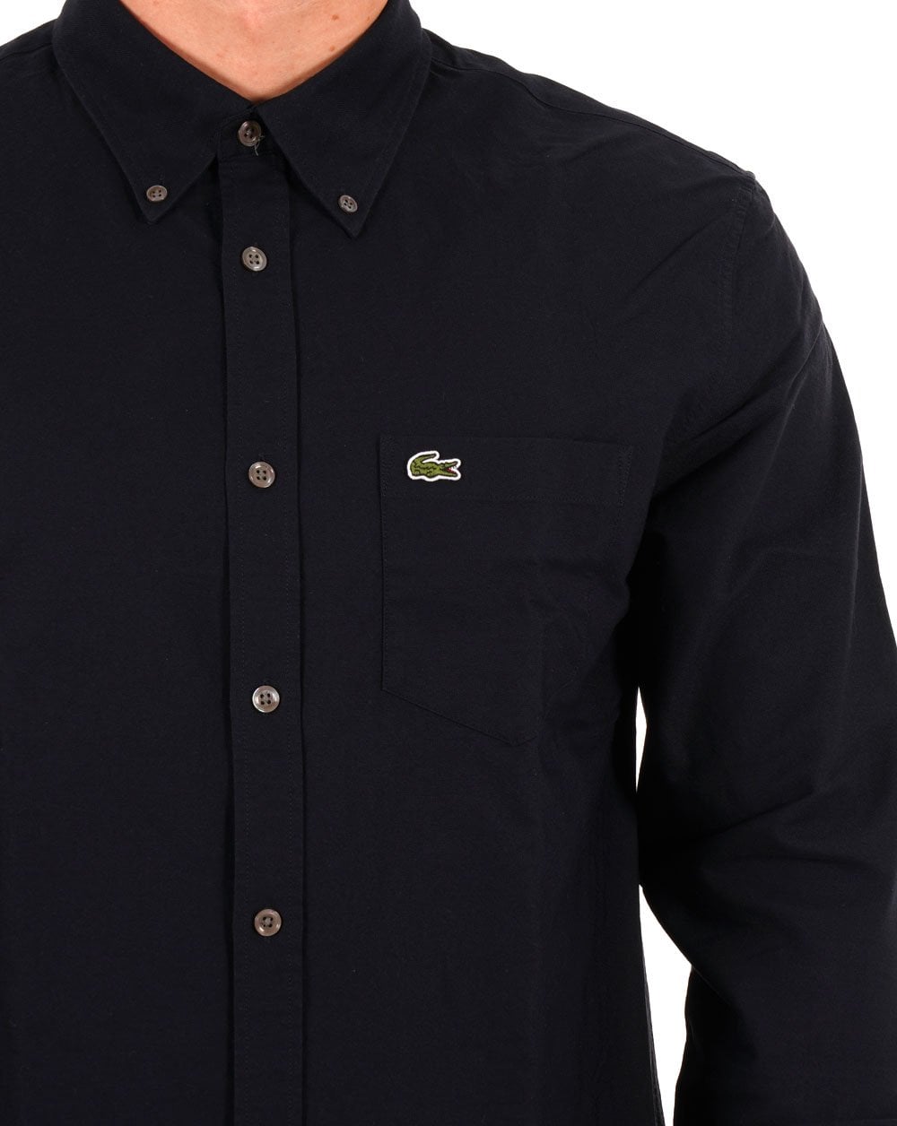 Lacoste Oxford Long Sleeve Shirt Navy