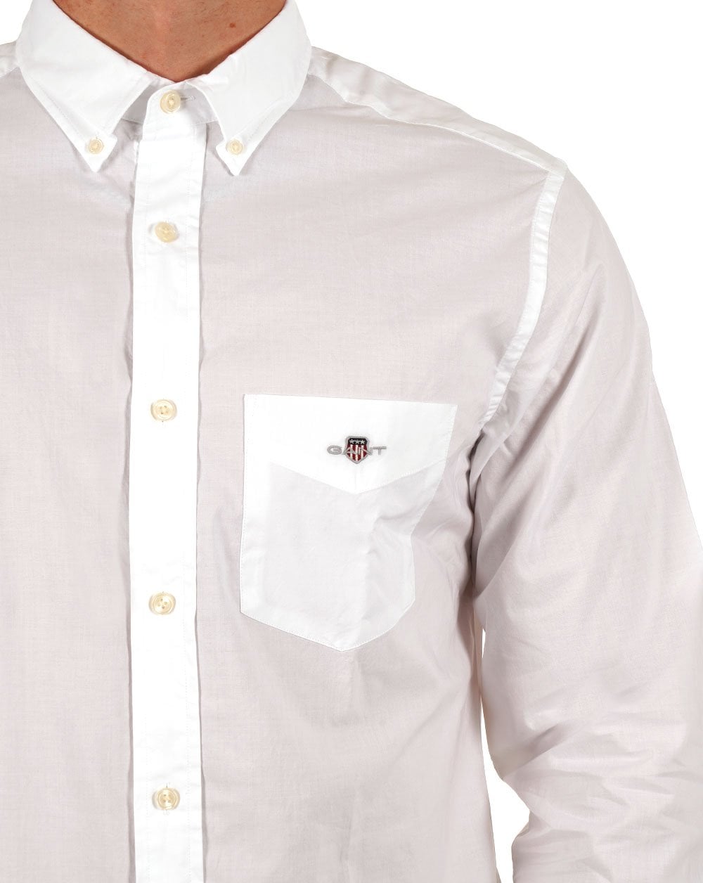 Gant Poplin Shirt White