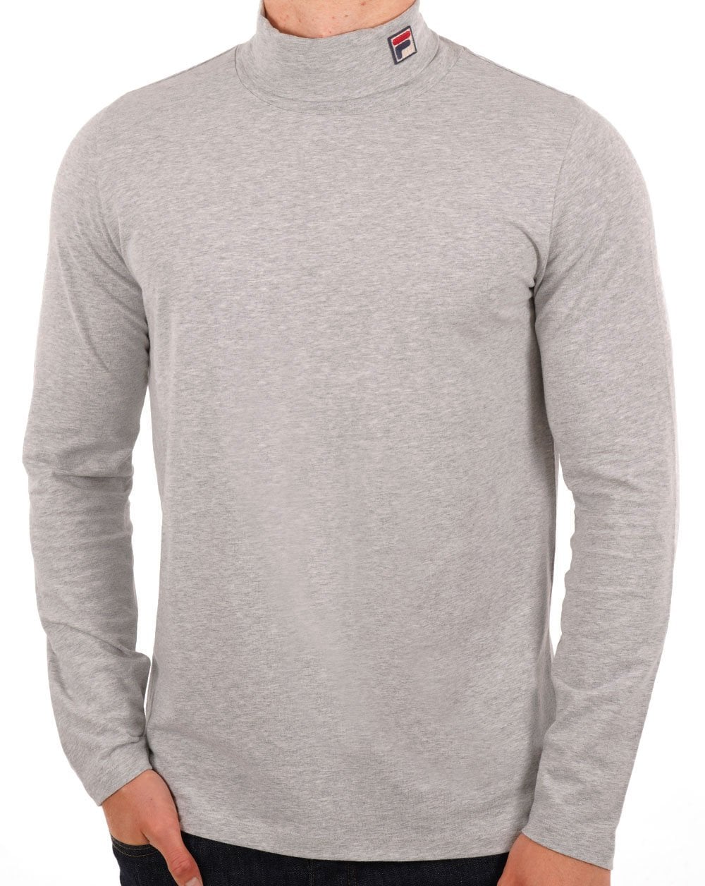 Fila Vintage 80scc Roll Neck Grey Marl