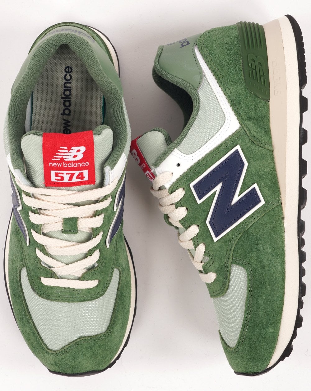 New Balance 574 Trainer Green/Navy