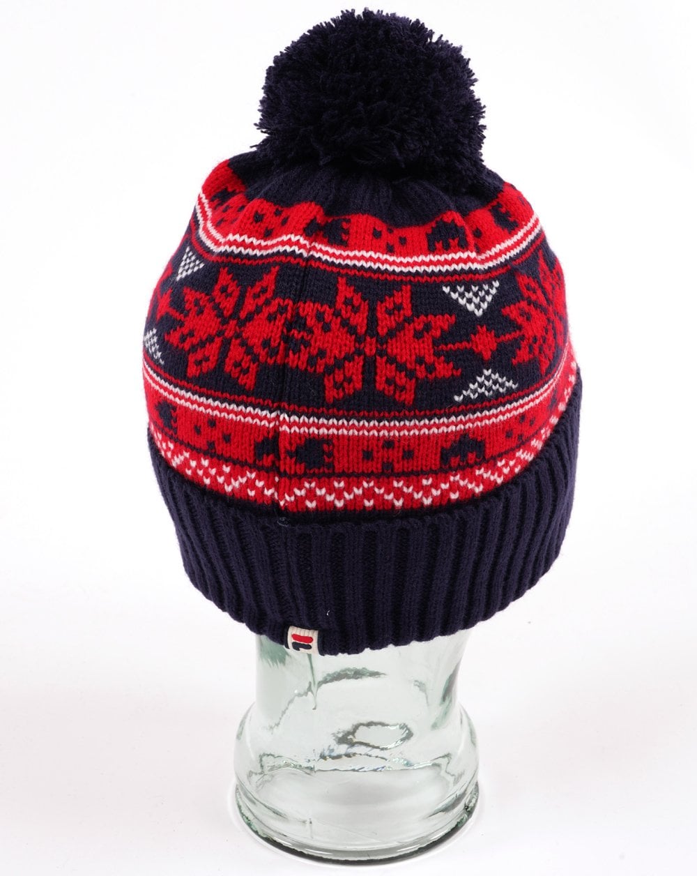 Fila Vintage Trayzon Pom Pom Beanie Navy