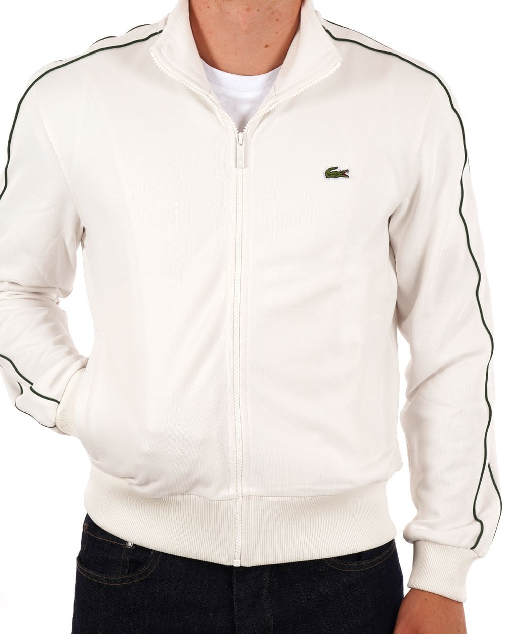 Lacoste Paris Pique Track Jacket White