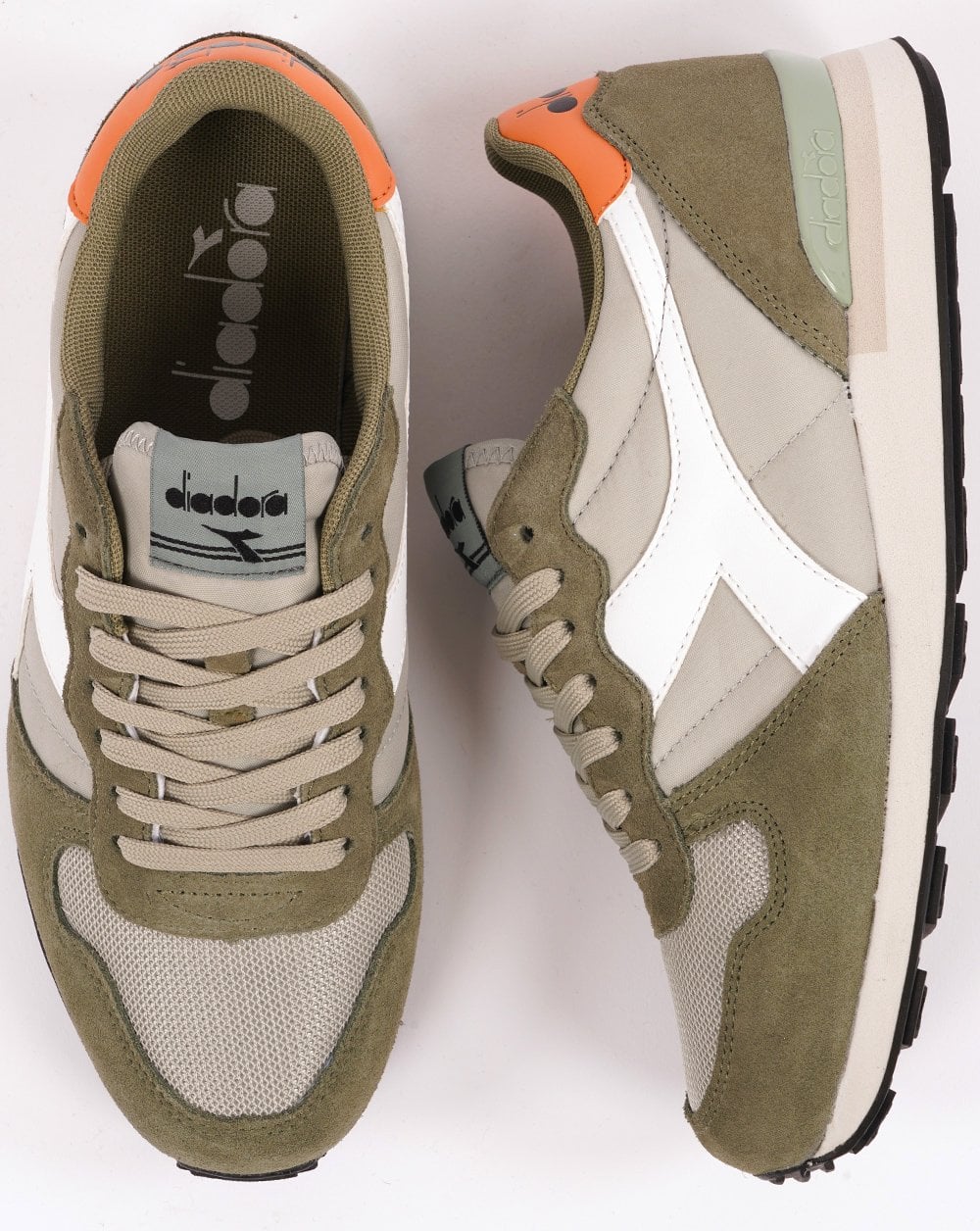 Diadora Camaro Trainers Green/Grey