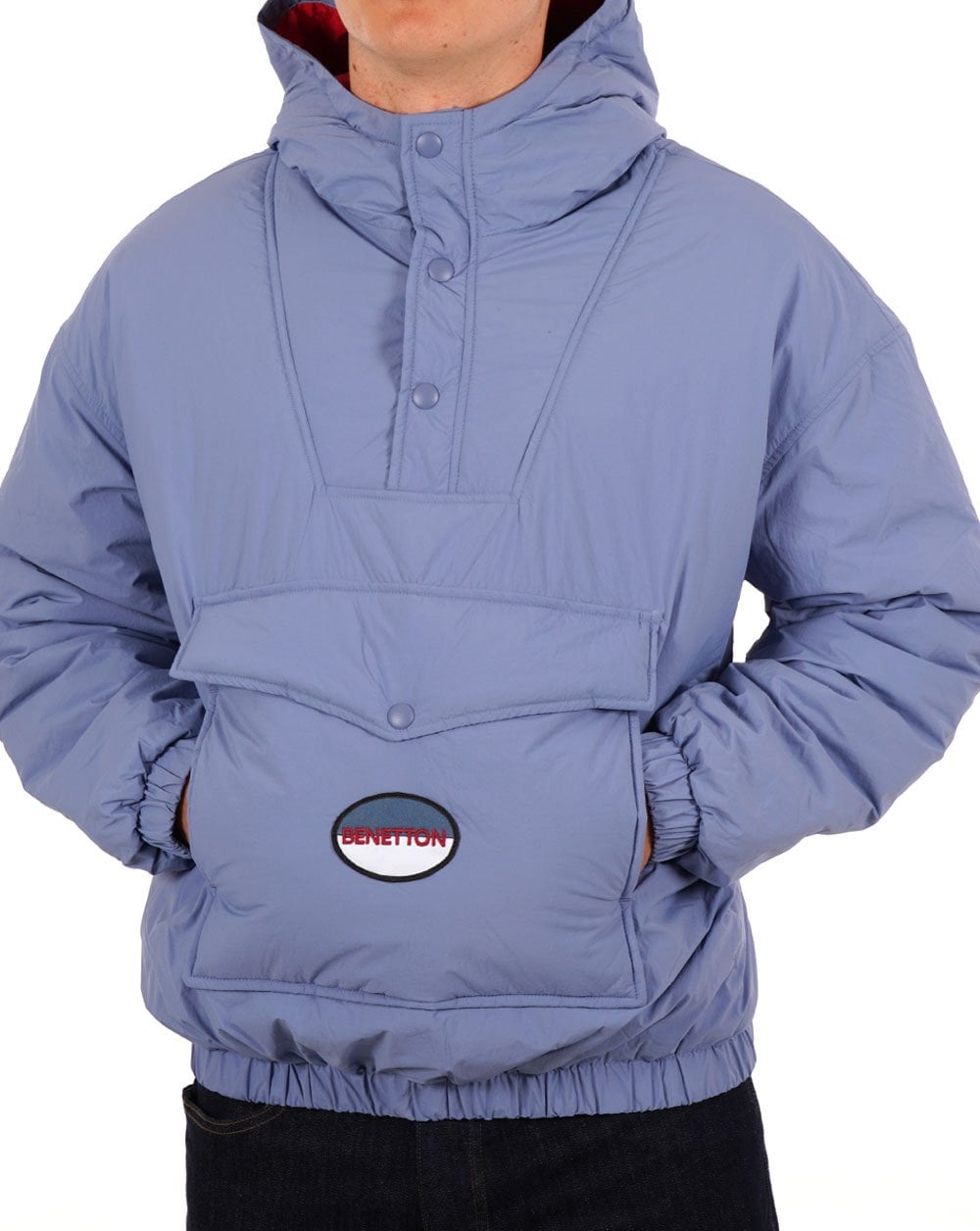 Benetton Padded OH Jacket Dusk Blue