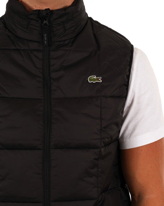 Lacoste Lacoste Hooded Gilet Black