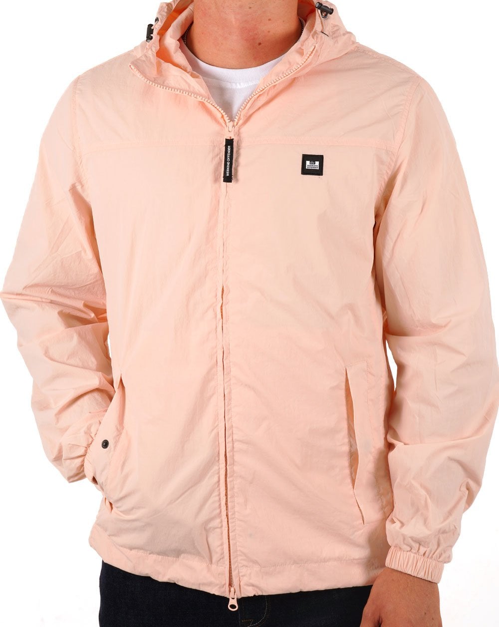 Weekend Offender Hooded Windbreaker Peach