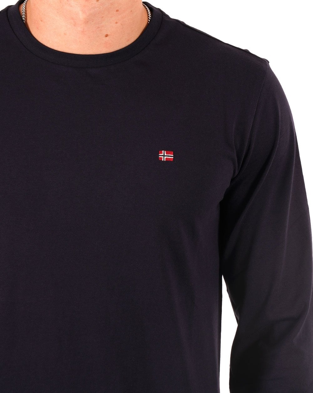 Napapijri Salis LS T-shirt Navy Blue
