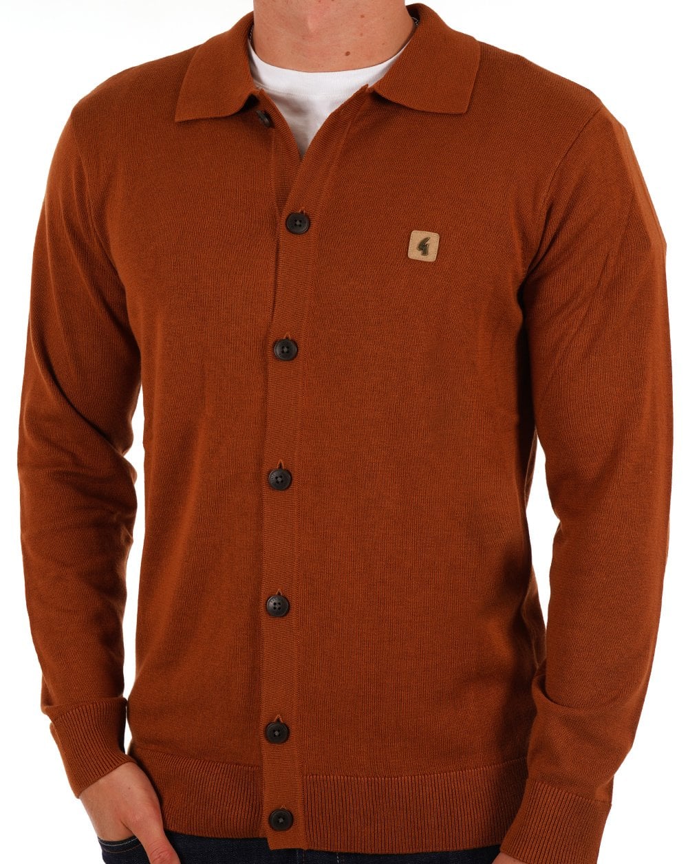 Gabicci Vintage Azima Knitted Cardigan Toffee