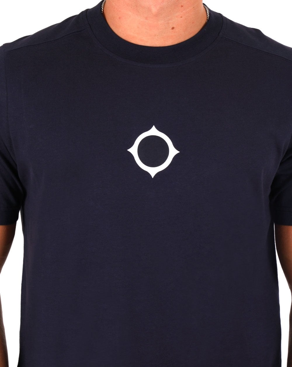 Ma.strum Compass Print T-shirt Ink Navy