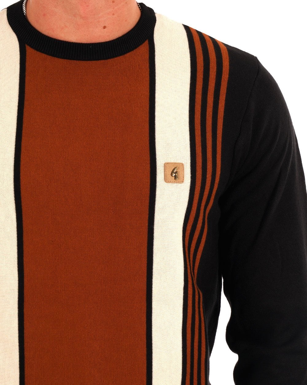 Gabicci Vintage Cruger Knitted Jumper Black