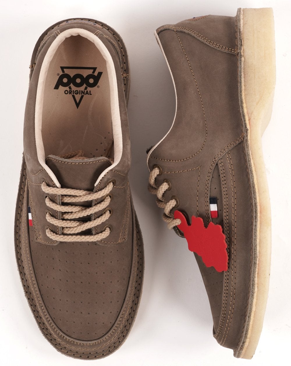Pod Gallagher Nubuck Shoe Grey