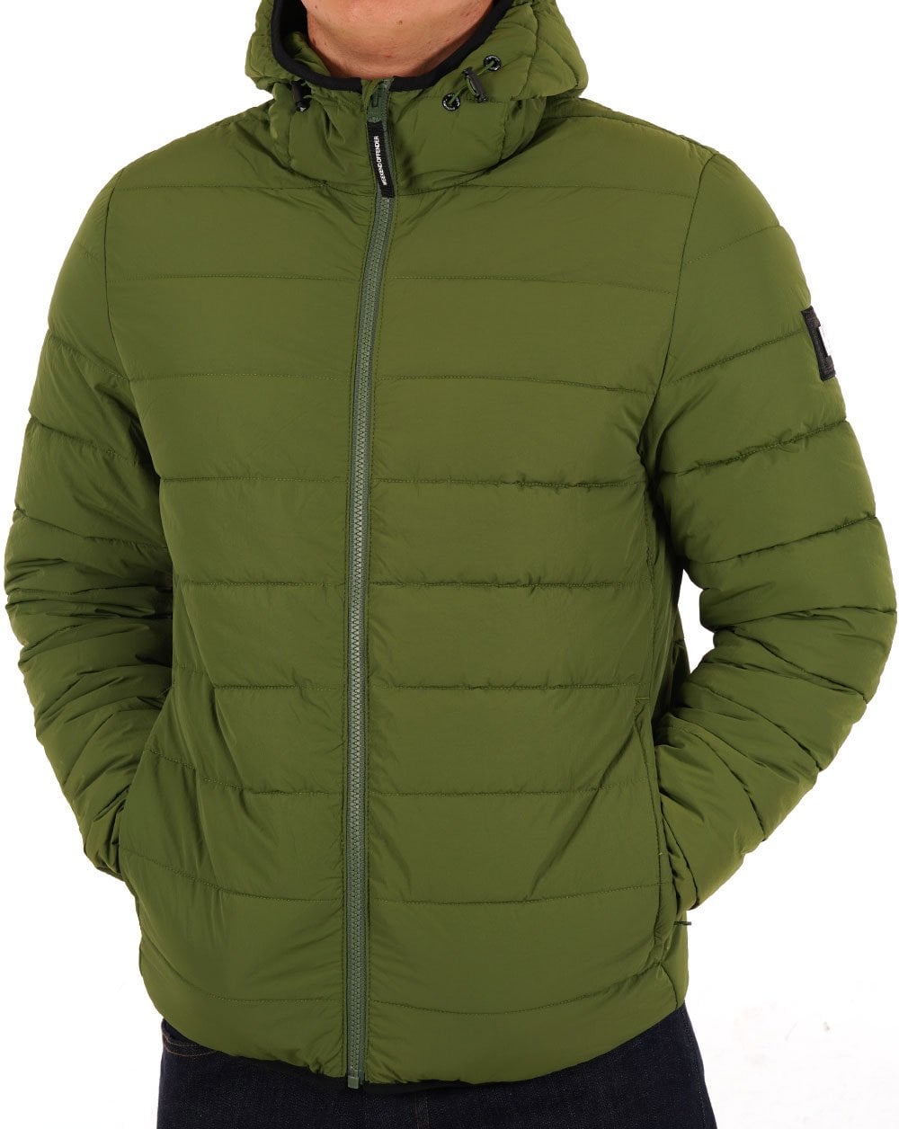 Weekend Offender La Guardia Padded Jacket Olive