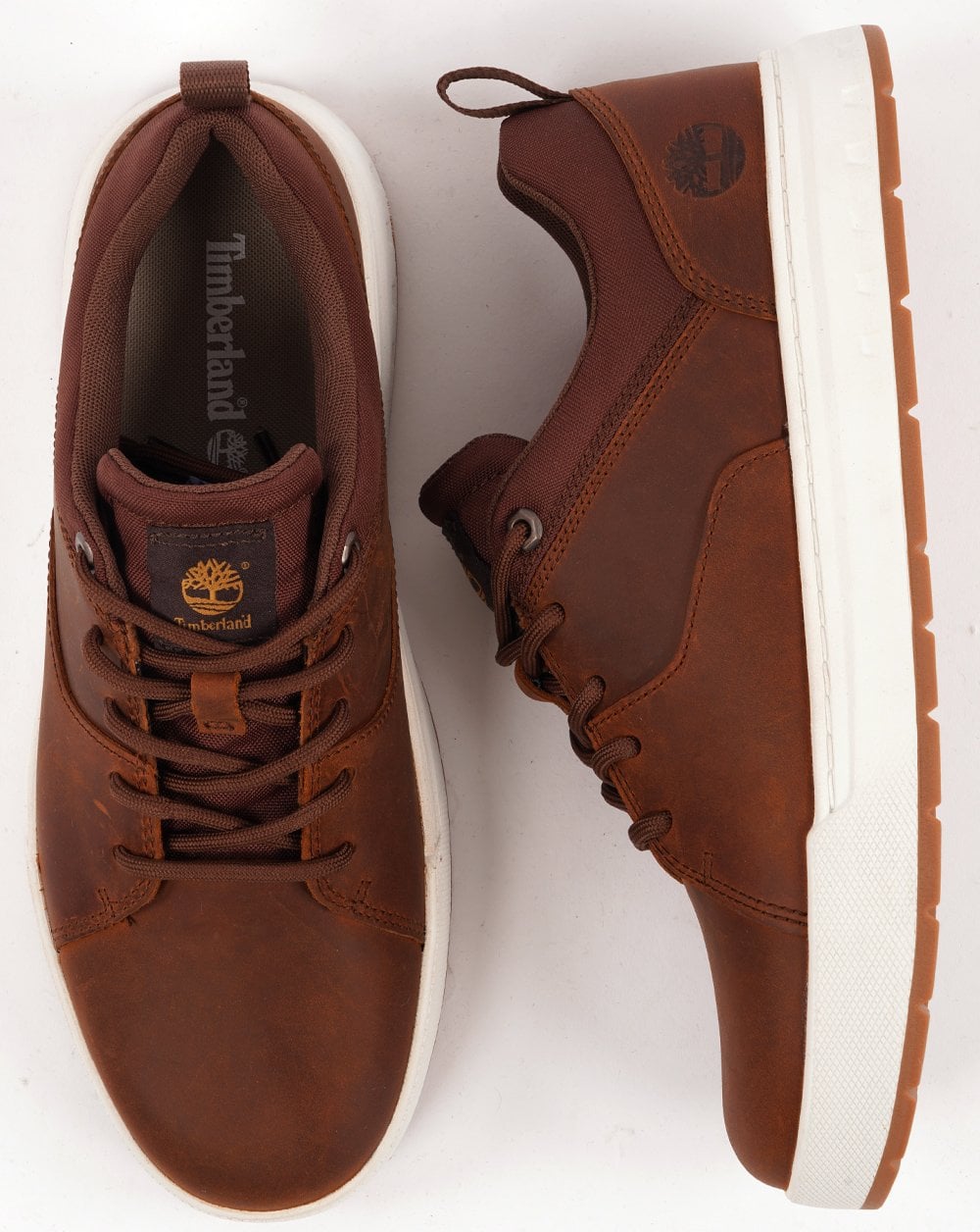 Timberland Maple Grove Oxford Shoes Mid Brown