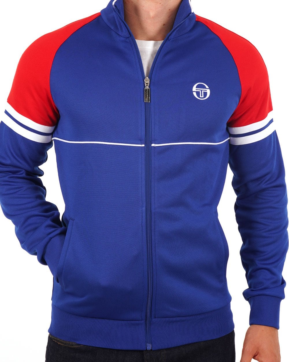 Sergio Tacchini Star Track Top Royal Blue/Dark Red