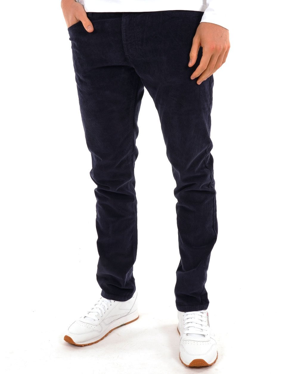 Benetton 5 Pocket Cords Navy