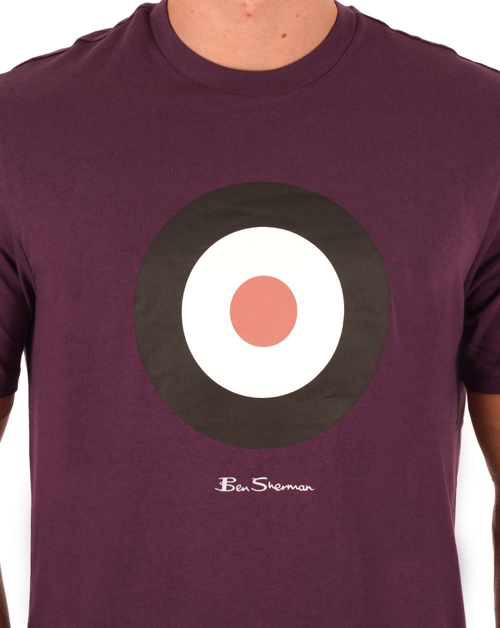 Ben Sherman Signature Target T-shirt Plum