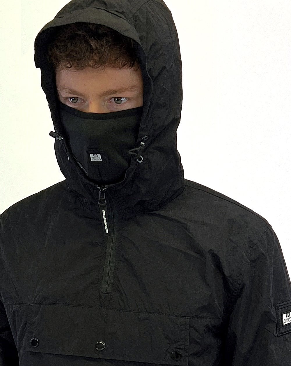 Weekend Offender 1/4 Zip Terrace Jacket Black