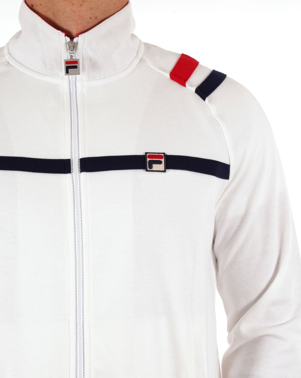 Fila Vintage Mk II Track Top White