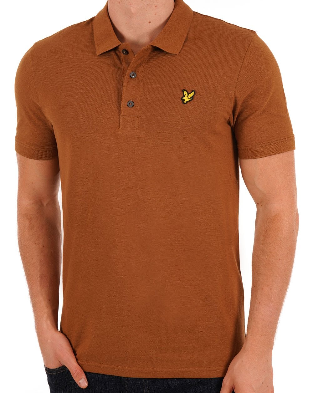 Lyle And Scott Polo Shirt Farrier Bronze