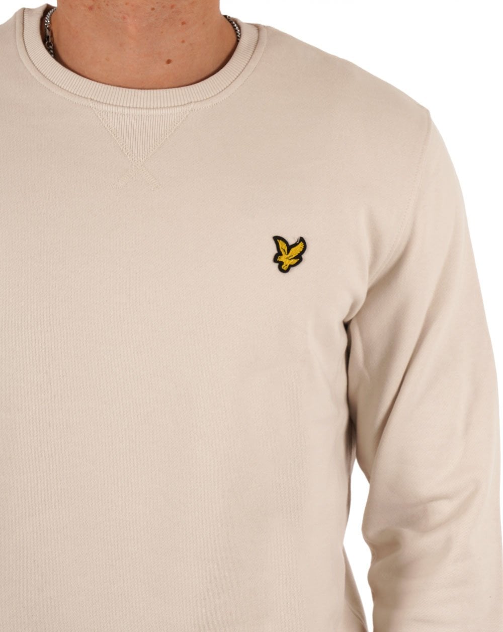 Lyle And Scott Crew Neck Sweatshirt Light Mist