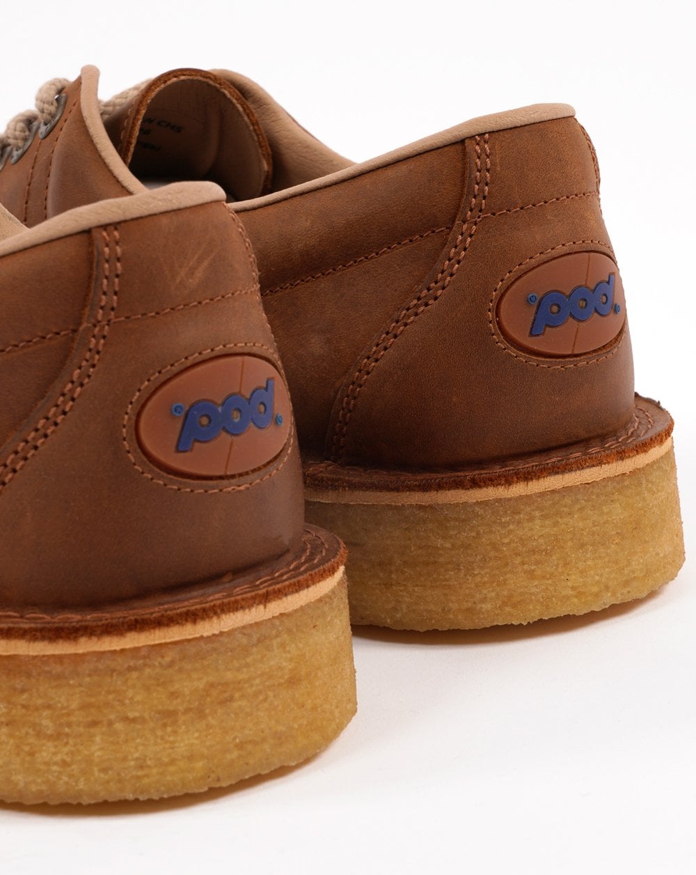 Pod Bolan Oiled Leather Shoe Chestnut
