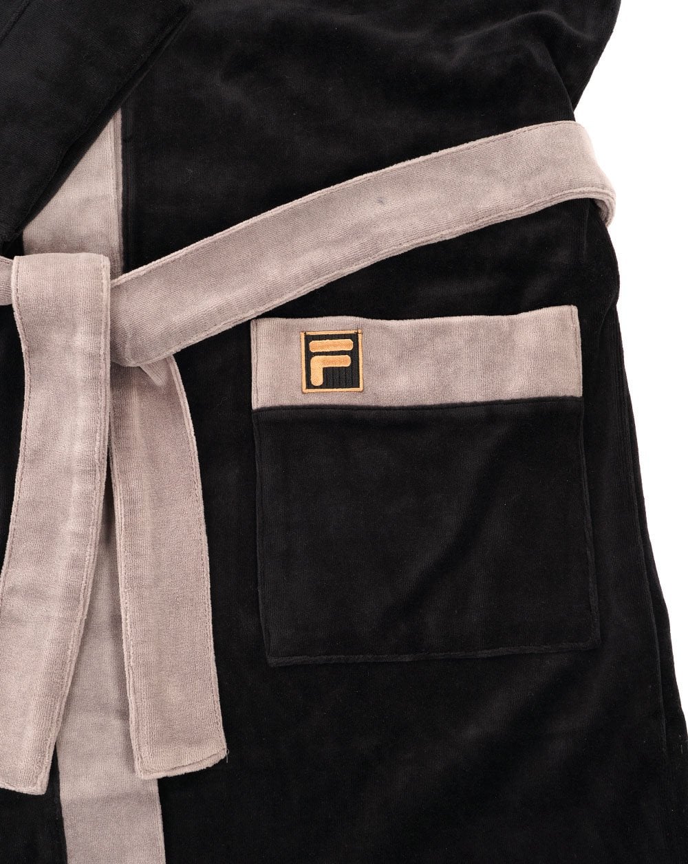 Fila Gold Dressing Gown Black/Grey