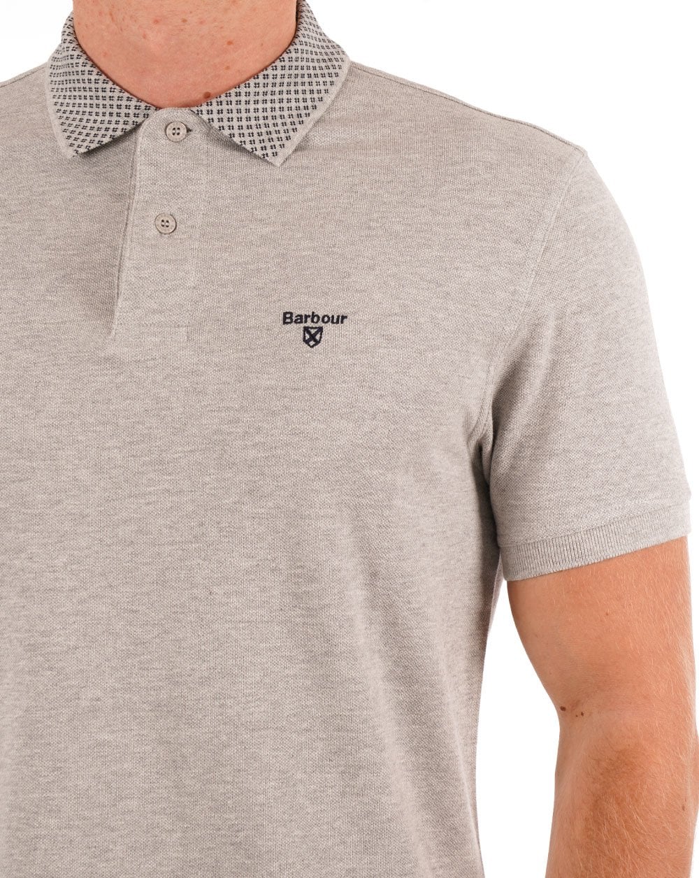 Barbour Bothian Polo Shirt Grey Marl