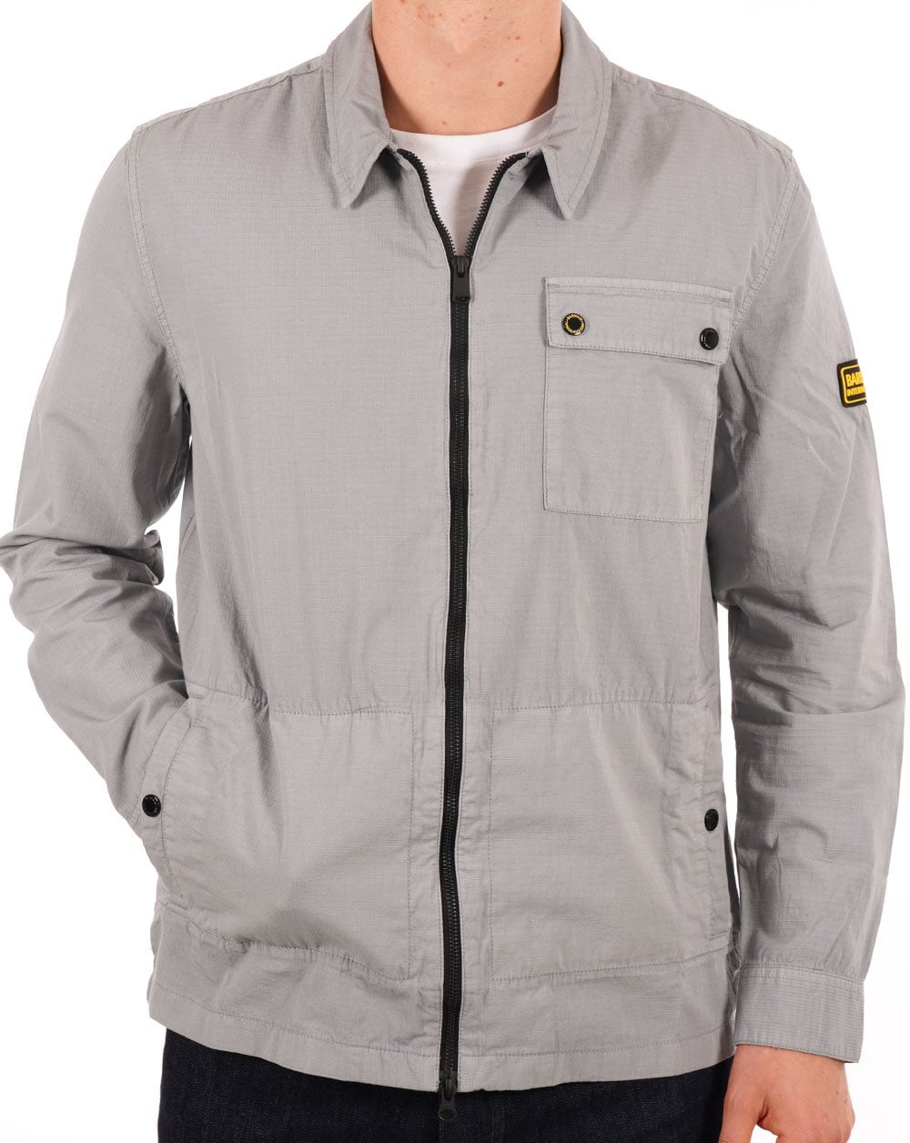 Barbour International Volt Overshirt Grey