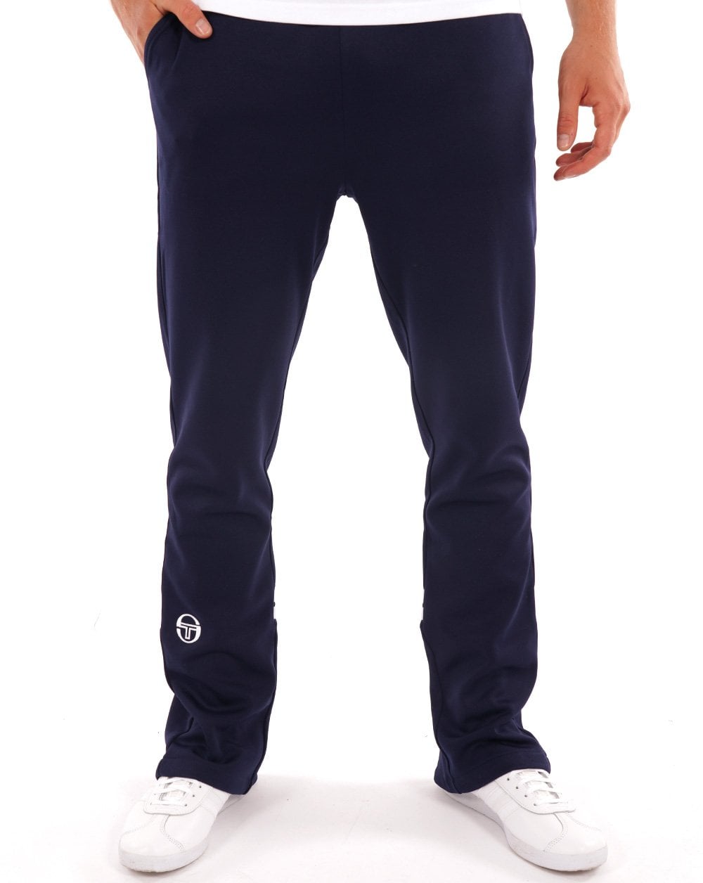 Sergio Tacchini Dallas Zip Track Pants Navy/White