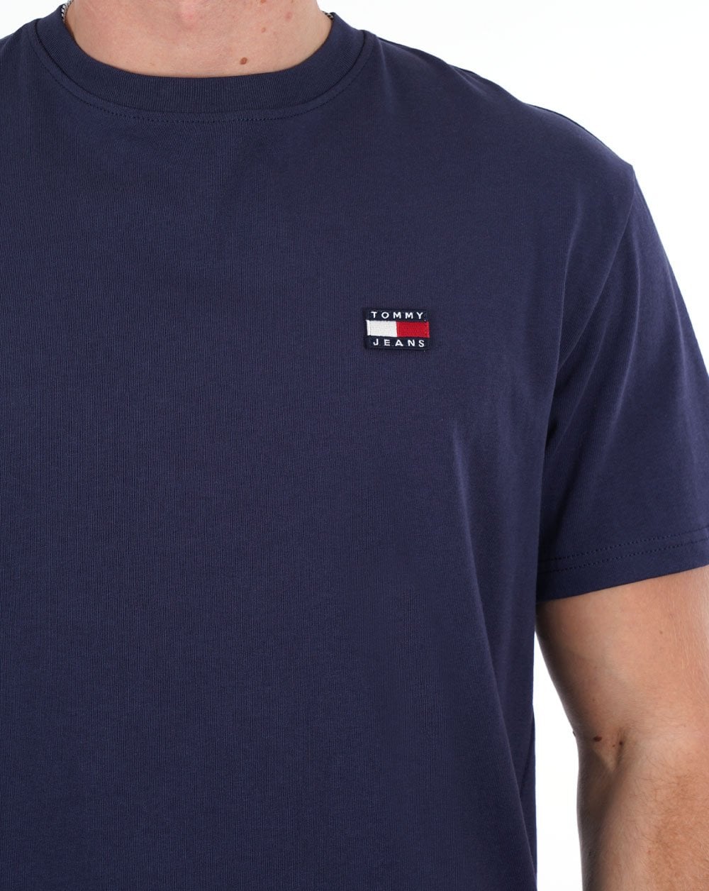 Tommy Jeans Flag Badge T-shirt Navy