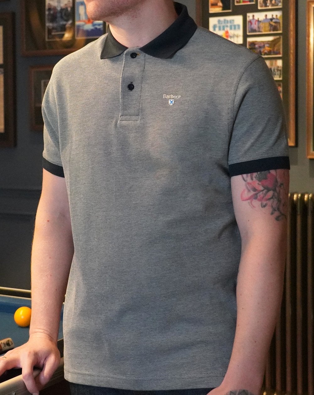 Barbour Sports Polo Midnight Blue