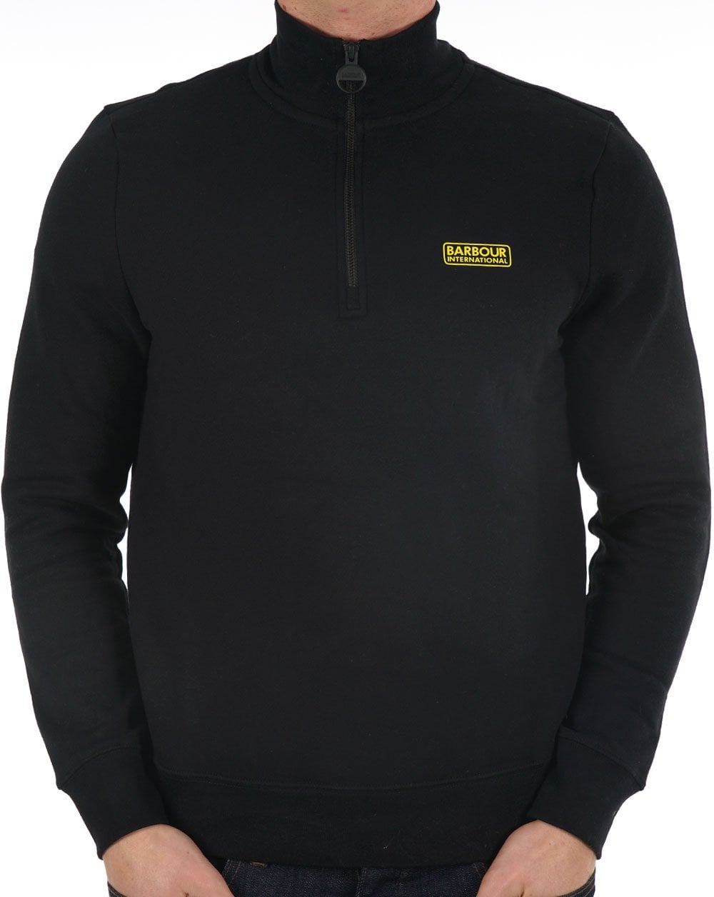 Barbour International Half Zip Sweatshirt Black