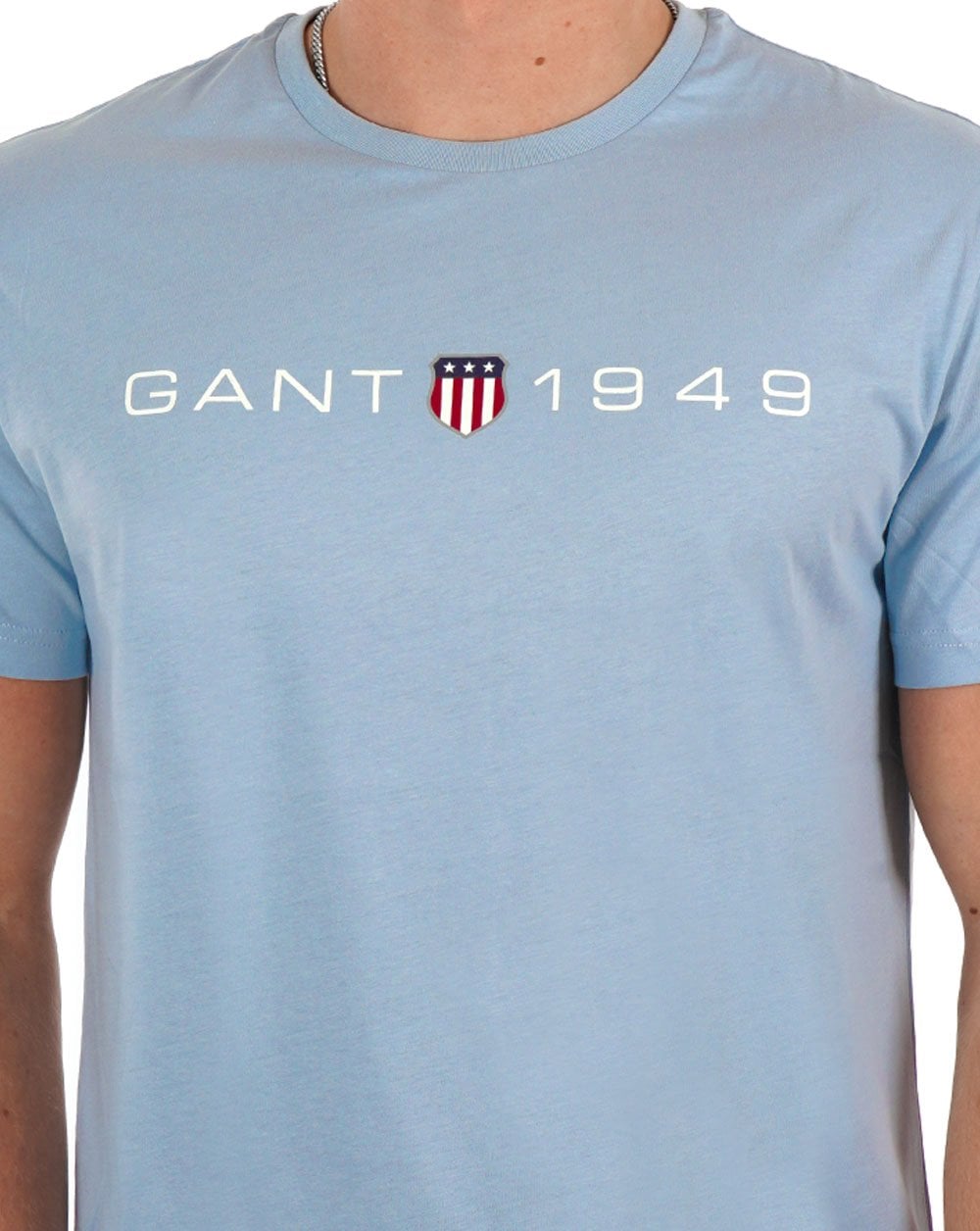 Gant Printed Graphic T-shirt Blue