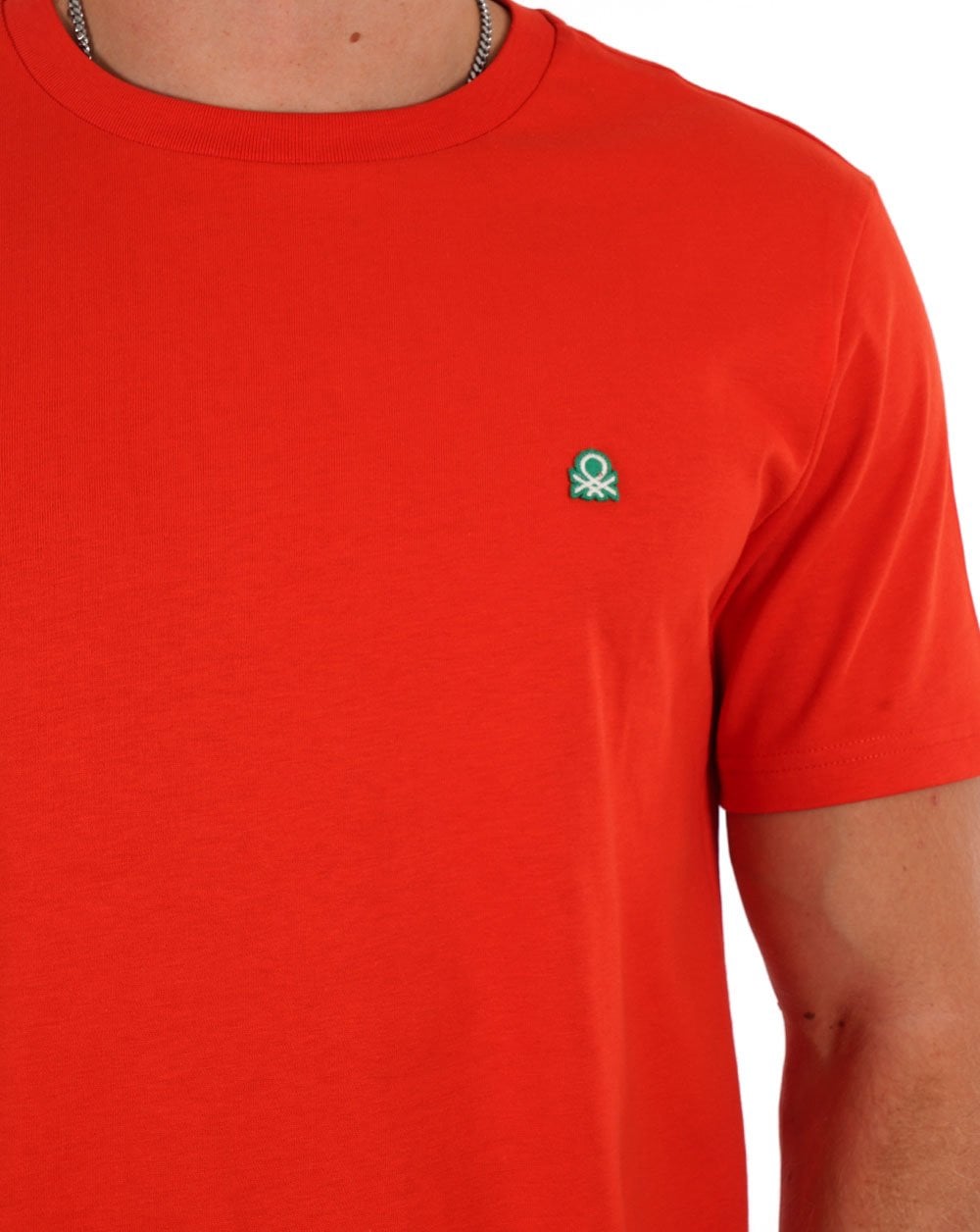 Benetton Small Logo T-shirt Burnt Orange