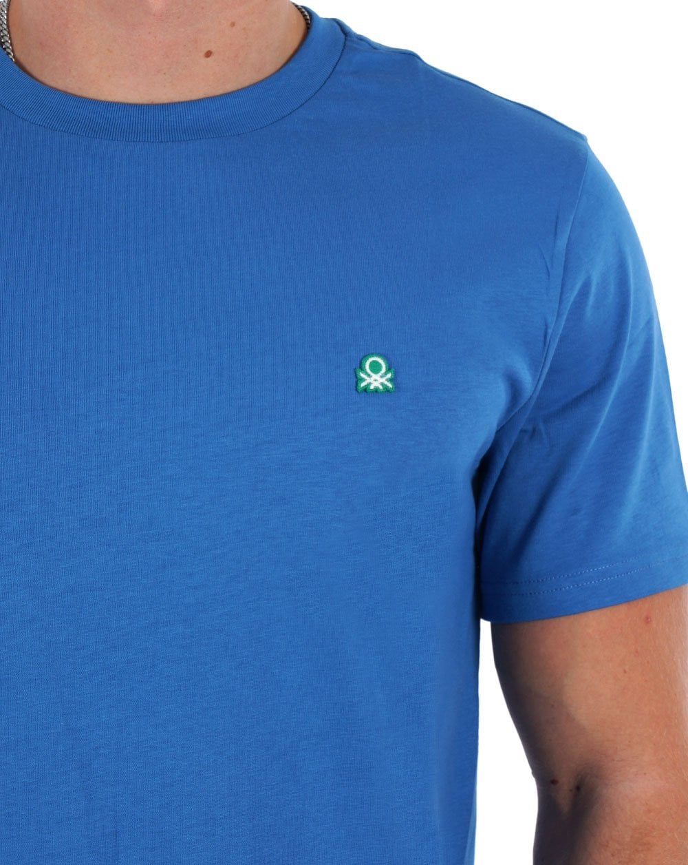 Benetton Small Logo T-shirt Blue
