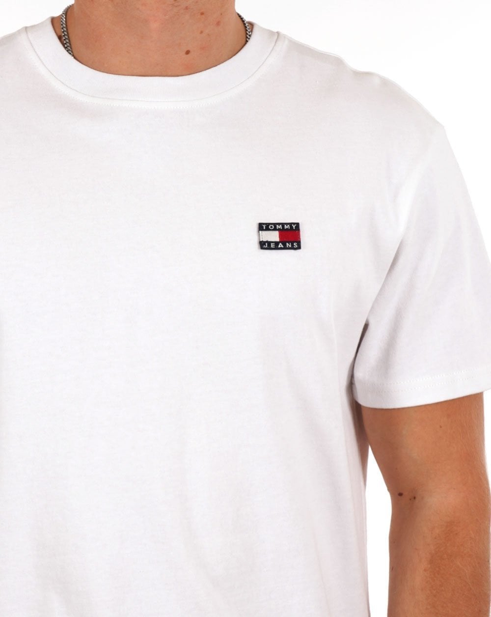 Tommy Jeans Flag Badge T-shirt White