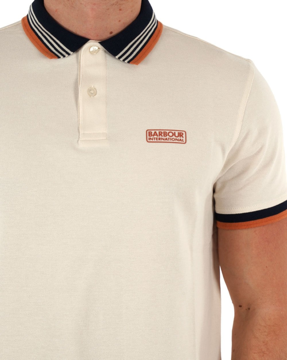 Barbour International Francis Polo Dove Grey